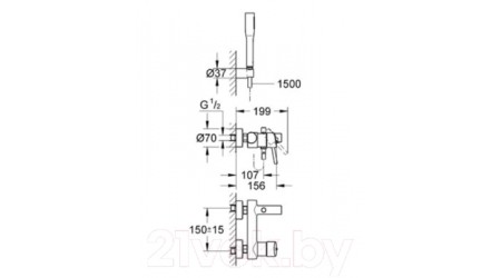 Смеситель GROHE Concetto 32212001 