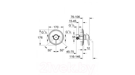 Смеситель GROHE Concetto New 32213001 