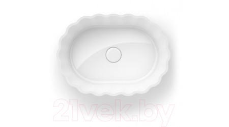 Умывальник Kerama Marazzi Artbasin Conchiglia 53 / CC.wb.50/WHT