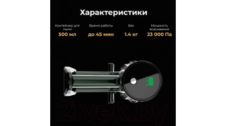 Вертикальный пылесос Aeno Cordless Vacuum Cleaner SC3 / ASC0003