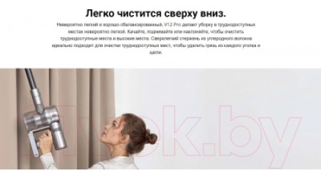 Вертикальный пылесос Dreame Cordless Vacuum Cleaner V12 Pro / VFS1 (серый)