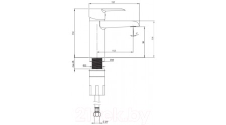 Смеситель Deante Corio BFC 020M 