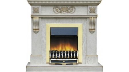 Портал для камина Смолком Corsica New STD (белый дуб)