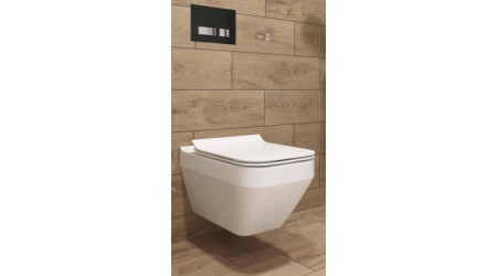 Унитаз подвесной с инсталляцией Cersanit Crea Square 64443