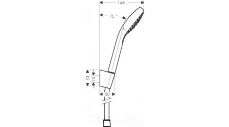 Душевой гарнитур Hansgrohe Croma Select E 26413400