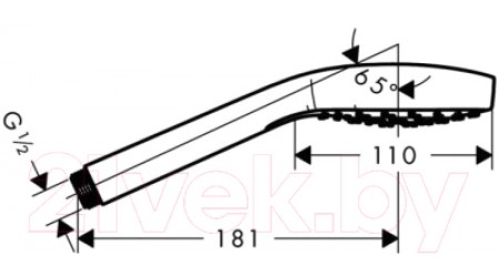 Душевой гарнитур Hansgrohe Croma Select E 26584400