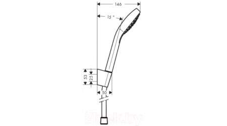 Душевой гарнитур Hansgrohe Croma Select E Vario 26425400