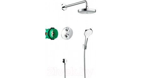 Душевая система Hansgrohe Croma Select S Ecostat 27295000
