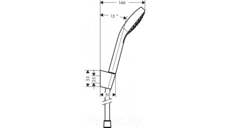 Душевой гарнитур Hansgrohe Croma Select S Vario 26411400