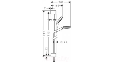 Душевой гарнитур Hansgrohe Crometta 26537400