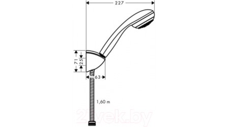 Душевой гарнитур Hansgrohe Crometta 85 27577000