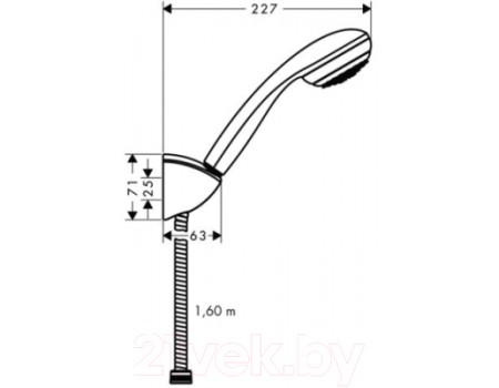 Душевой гарнитур Hansgrohe Crometta 85 27577000
