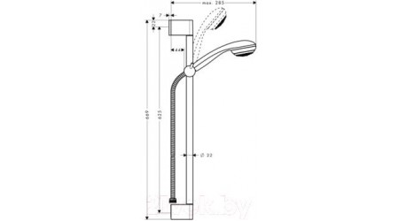 Душевой гарнитур Hansgrohe Crometta 85 27728000