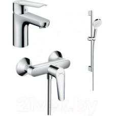 Комплект смесителей Hansgrohe Crometta Vario 71177000 + 71610000 + 26532400