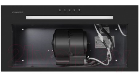 Вытяжка скрытая Maunfeld Crosby 850LED (черный)