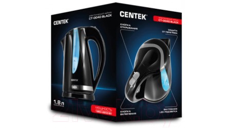Электрочайник Centek CT-0040 (черный)