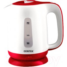 Электрочайник Centek CT-0044   (белый/красный)