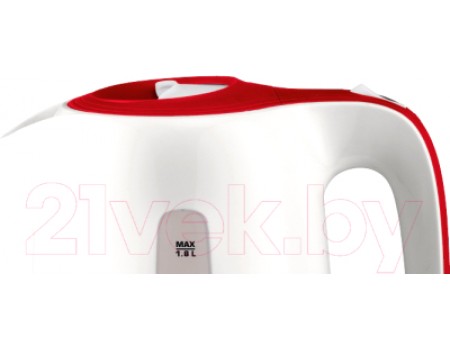 Электрочайник Centek CT-0044   (белый/красный)