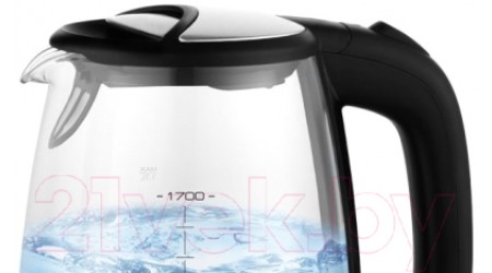 Электрочайник Centek CT-0058 (сталь/черный)