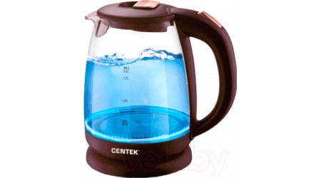 Электрочайник Centek CT-1069 (шоколад/бронза)