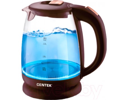 Электрочайник Centek CT-1069 (шоколад/бронза)