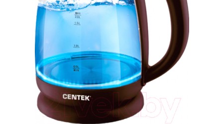 Электрочайник Centek CT-1069 (шоколад/бронза)