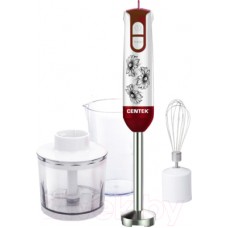 Блендер погружной Centek CT-1336 Flower (белый/красный)