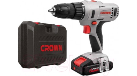 Аккумуляторная дрель-шуруповерт CROWN CT21056L-2 BMC