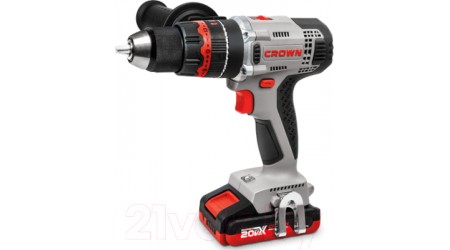 Аккумуляторный шуруповерт CROWN CT21075HMX-4 BMC