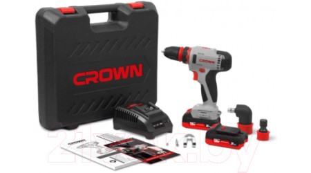 Аккумуляторный шуруповерт CROWN CT21081HQ-2 BMC