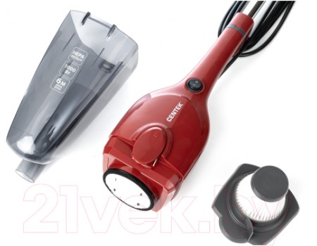 Вертикальный пылесос Centek CT-2565 (красный)