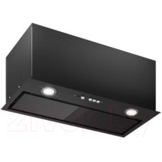 Вытяжка скрытая Elikor КВ Cube 60П-1000 / 237811 (черный/черное стекло)