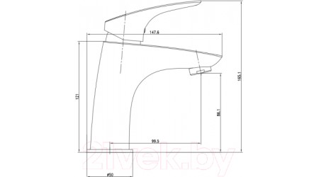 Смеситель Deante Cynia BCY 021M 