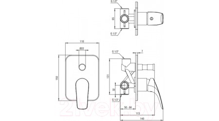 Смеситель Deante Cynia BCY 044P 
