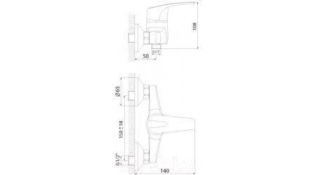 Смеситель Rossinka Silvermix D40-41 