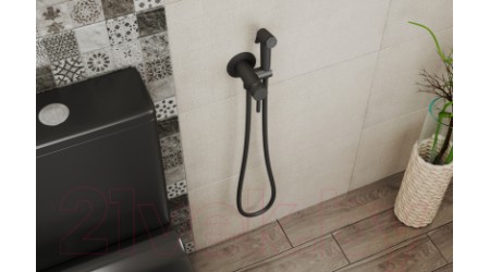 Гигиенический душ Bravat D9151BW-ENG (черный)