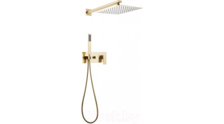 Душевая система Abber Daheim AF8218G (золотой матовый)