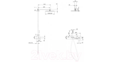 Душевая система Abber Daheim AF8218 (хром)