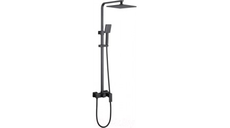 Душевая система Abber Daheim AF8220B (черный матовый)