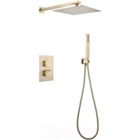 Душевая система Abber Daheim AF8251G (золото матовое)
