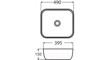 Умывальник Wellis Daisy 49х39.5 / WF00042