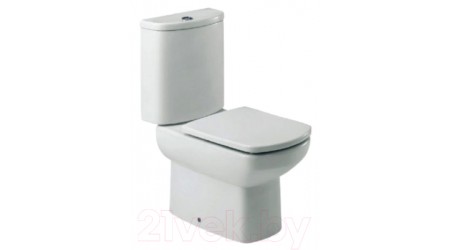 Унитаз напольный Roca Dama Senso Compacto 734151B000 + 7342518000 + ZRU9302820