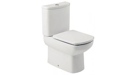 Унитаз напольный Roca Dama Senso Compacto A342518000 + 734151B000 + ZRU9000041