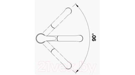 Смеситель Blanco Daras-S / 524196 