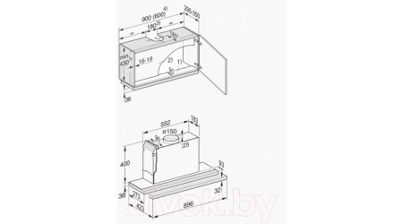 Вытяжка телескопическая Miele DAS 2920