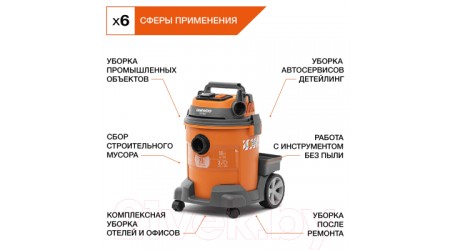 Профессиональный пылесос Daewoo Power DAVC 2014S