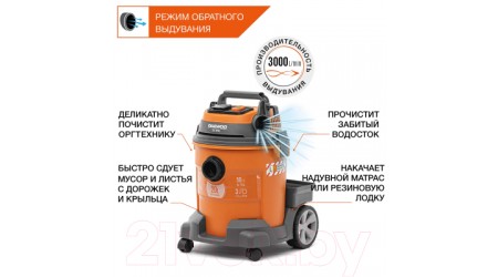 Профессиональный пылесос Daewoo Power DAVC 2014S