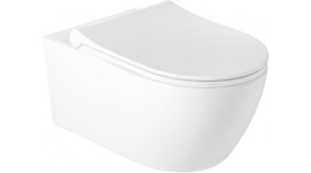 Унитаз подвесной Quarter Bath Deep Rimless 70DE03054.00.1.3.01 (белый)