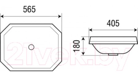 Умывальник WeltWasser Deilbach 6046