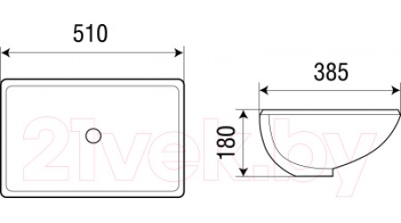 Умывальник WeltWasser Deilbach 6008